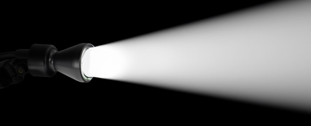 occhiali ingrandenti con luce